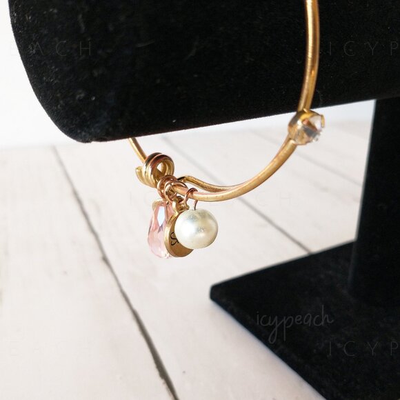 Ulta Strength Charm Bracelet Beaded Bangle Breast Cancer Awareness Jewelry - Picture 5 of 9